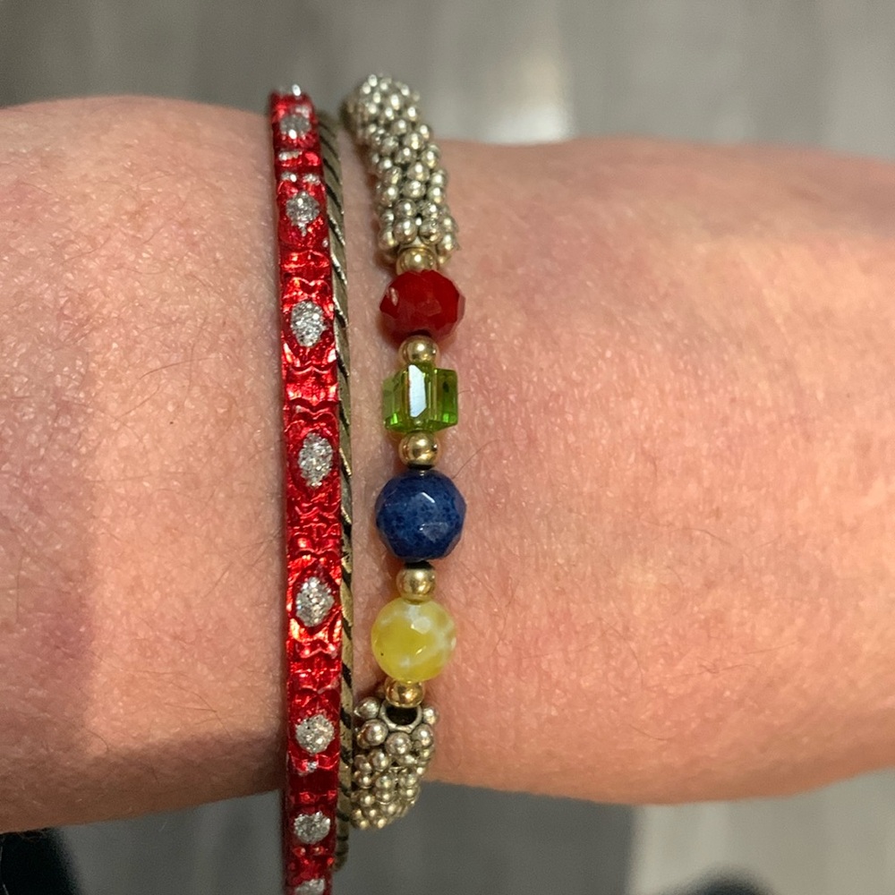 Set of three bracelets, jewelry